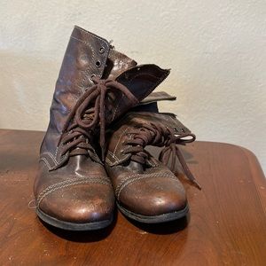 steve madden boots, brown, womans size 10